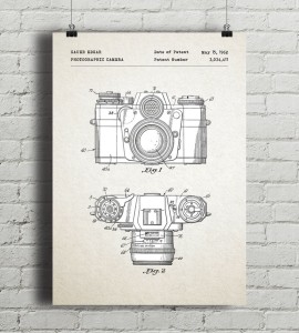 Aparat fotograficzny - patent - plakat
