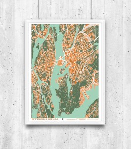 Stockholm - plan miasta