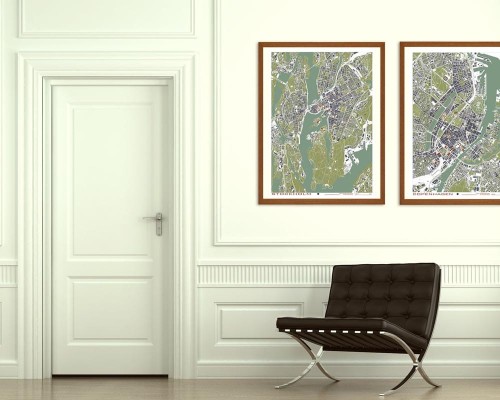 Copenhagen - plan miasta