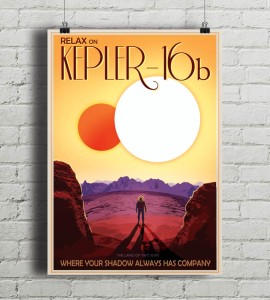 Kepler 16b - plakat