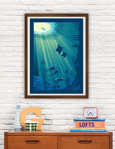 Scuba Diving - plakat