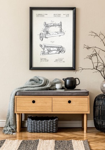 Maszyna do szycia - plakat