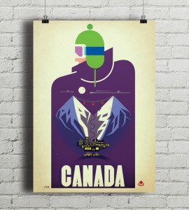 Whistler Canda - plakat