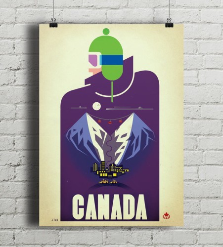 Whistler Canda - plakat