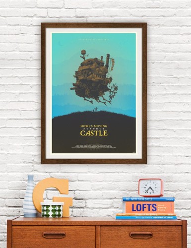 Howl's Moving Castle - plakat